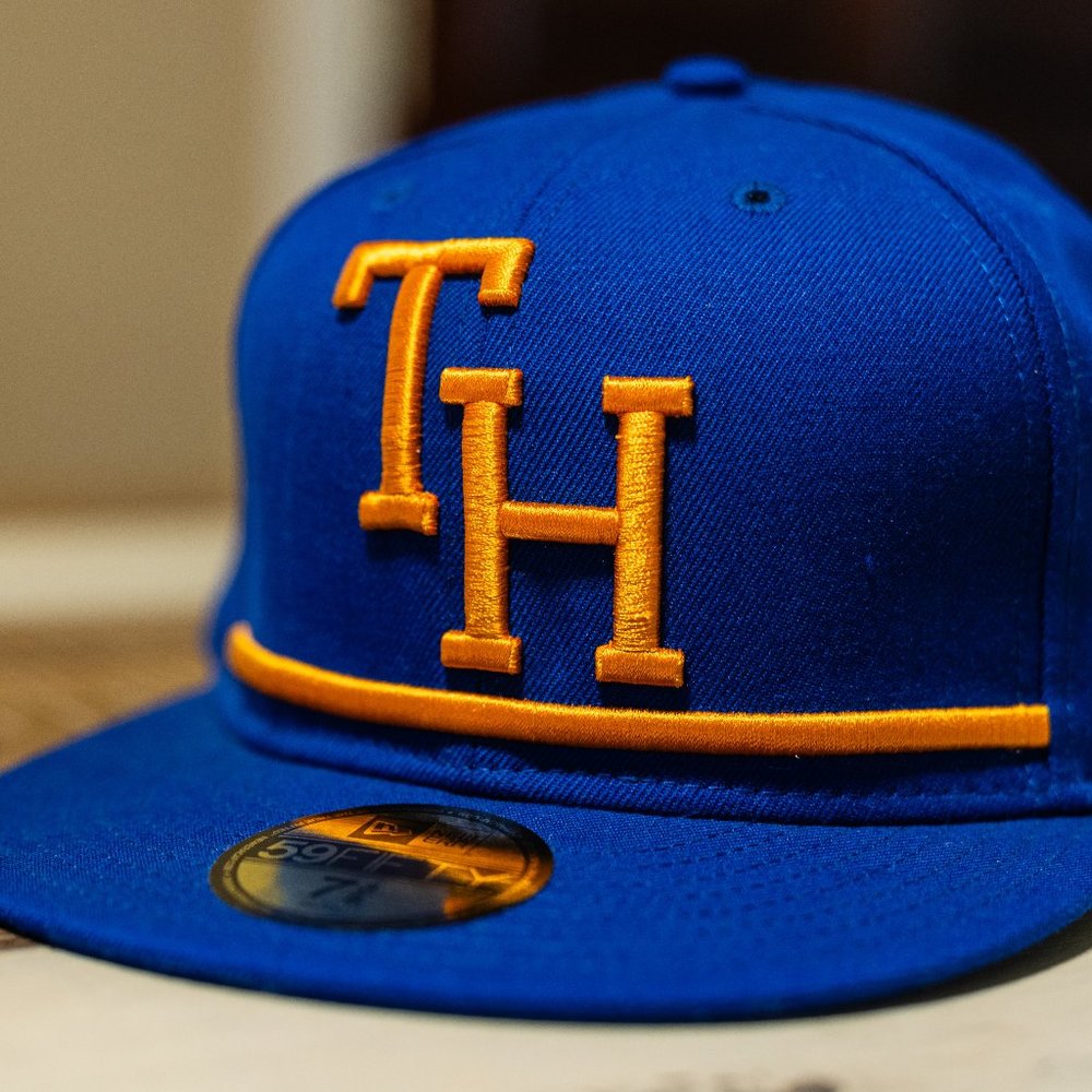 The Hundreds - TH Blue/Gold - 59Fifty New Era Hat - Size 7 3/8